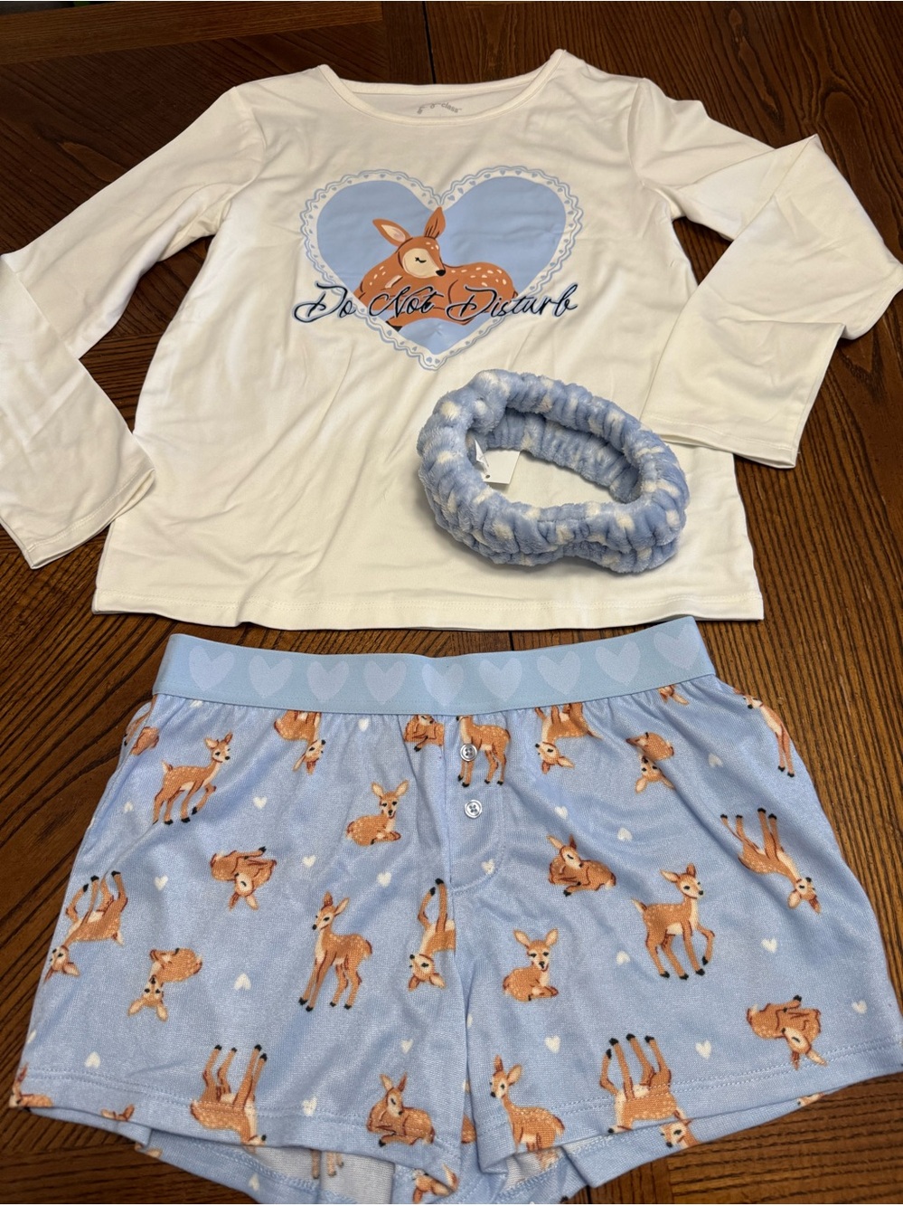 Art Class Girls 3 Piece PJ Set. NWT. Size 14/XL